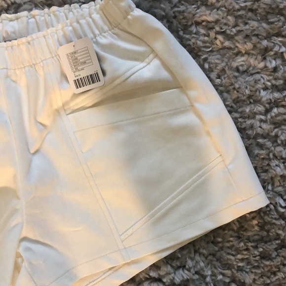 White Denim Short Set - Picture 2 of 5